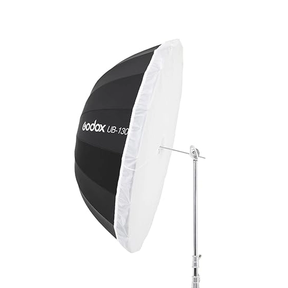 GODOX UB 130S parbolic Umbrella sliver 130cm with Diffuser