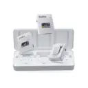 GODOX MoveLink II M2 White Compact Wireless Microphone System for Cameras & Smartphones with 3.5mm (2.4 GHz, ) (Neck mic. Wireless)