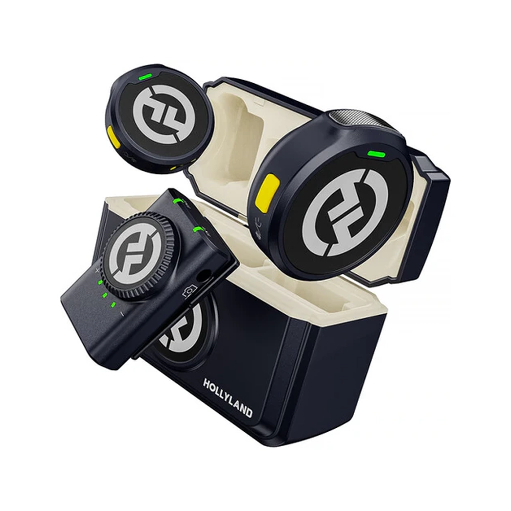 HOLLYLAND Lark M2 DUO Wireless Microphone System For Camera &Mobile (Neck Mic.)