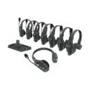 HOLLYLAND Solidcom C1-8S Full-Duplex Wireless DECT Intercom System with 8 Headsets