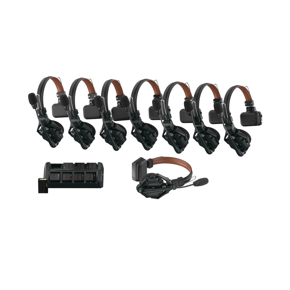HOLLYLAND Solidcom C1 Pro-8S Full-Duplex Wireless Intercom System with 8 Headsets (1.9 GHz)