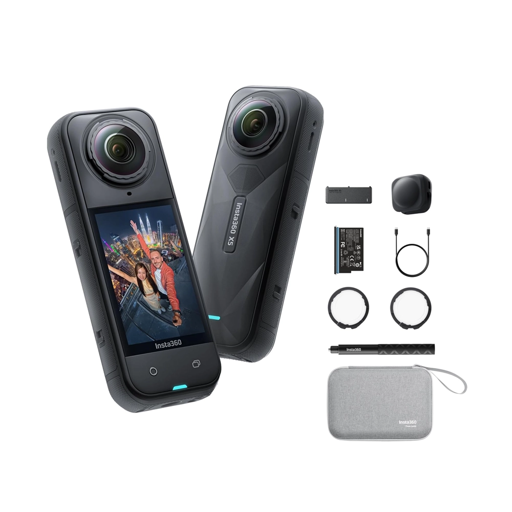 Insta360 X5 Essentials Bundle - Waterproof 8K 360° Action Camera