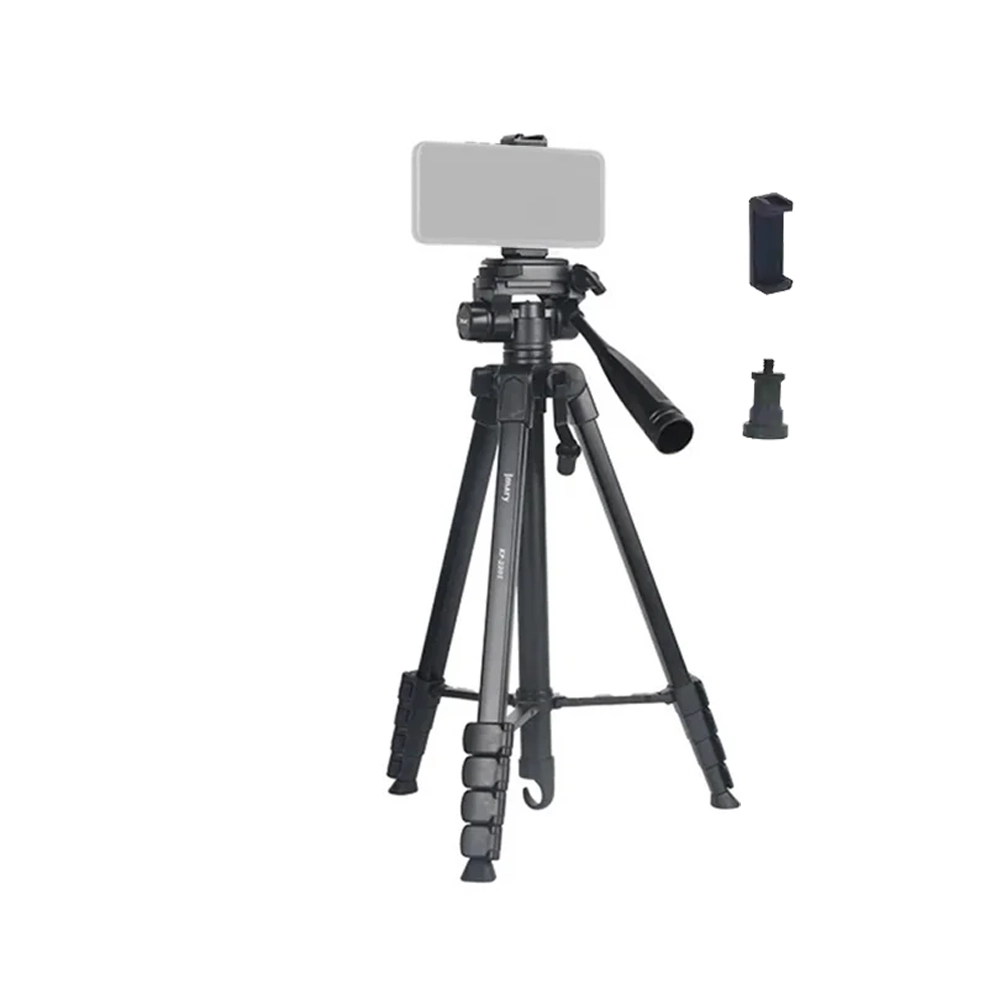 JMARY KP2201 Tripod 170cm with Pan Head and Ring Light Head with phone holder