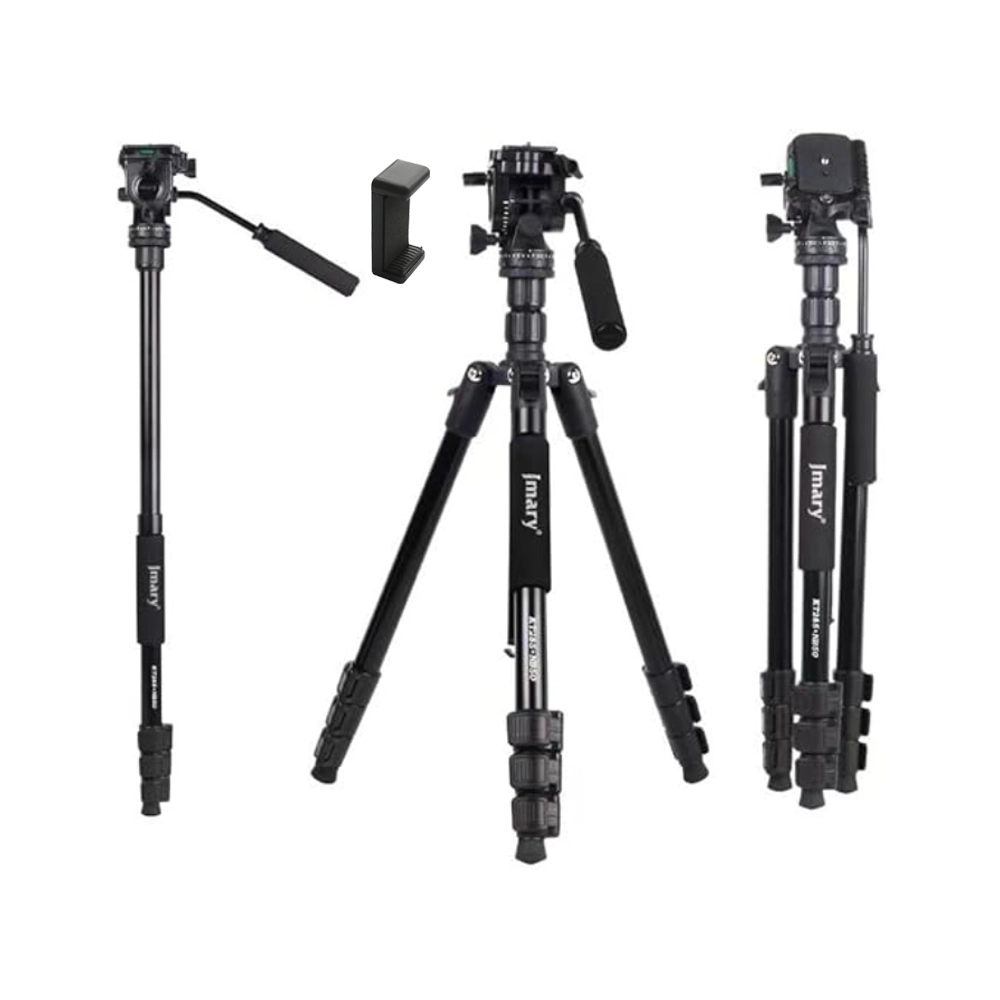 JMARY KT285-NB50 Professional Tripod 175cm with Ball Head &Mobile Holder