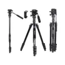 JMARY KT285-NB50 Professional Tripod 175cm with Ball Head &Mobile Holder
