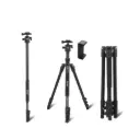 JMARY KT325-NB30 Professional Tripod 164.5cm with Ball Head &Mobile Holder
