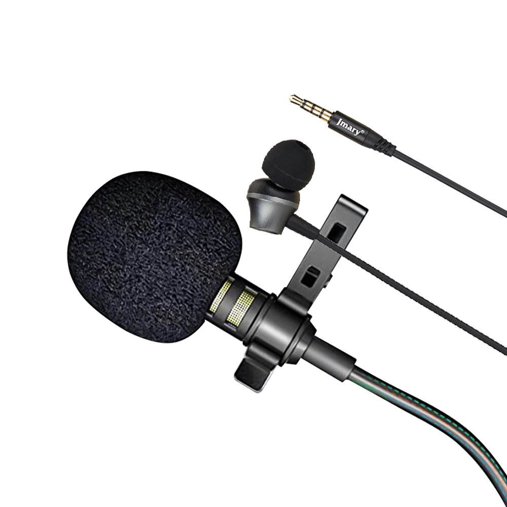 JMARY MC-R5 Professional 3.5mm  lavalier microphone with earphone