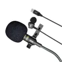 JMARY MC-R6 Professional Type-c lavalier microphone with earphone