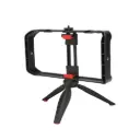 JMARY MT33 Vlogging Filmmaking Cage Stabilizer Grip Tripod Mount Video Rig Kit mobile phone holders