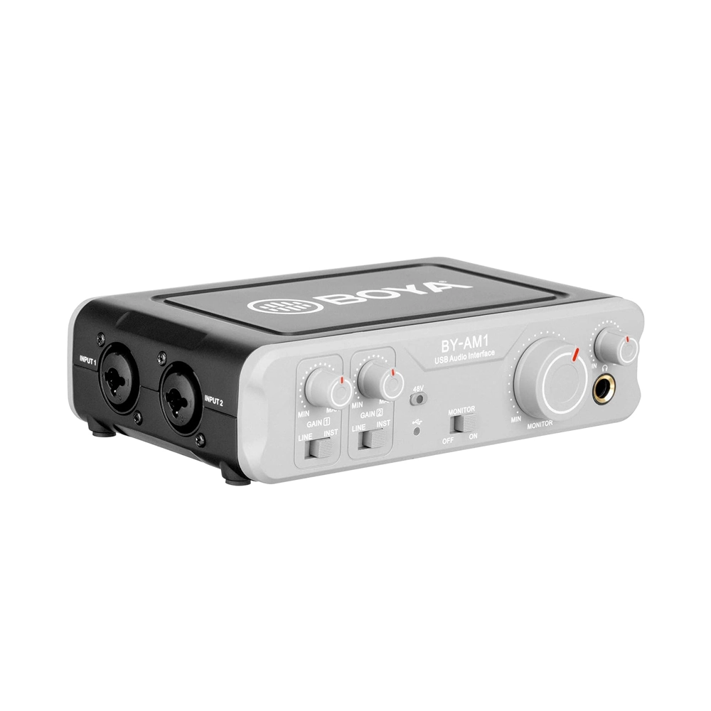 BOYA BY-AM1 Dual-Channel USB 2 Audio Mixer