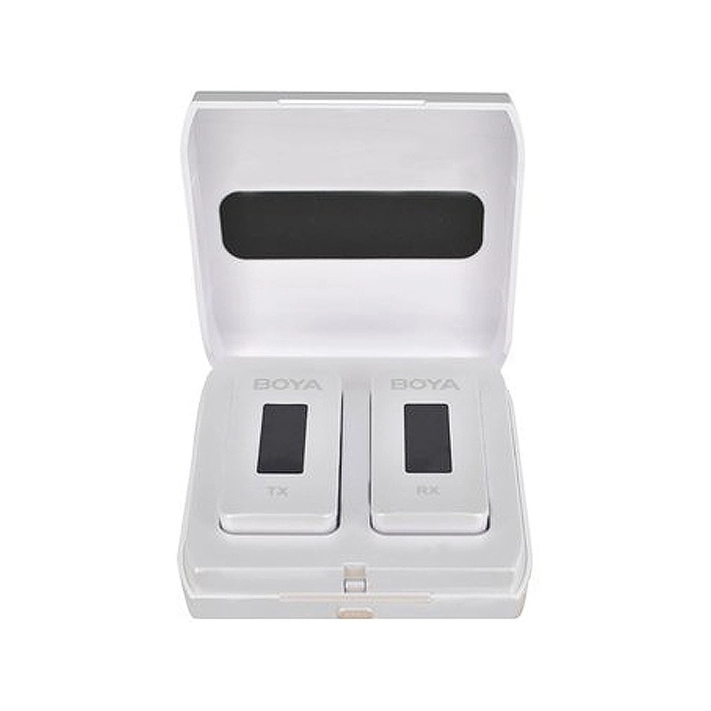 BOYA BY-XM6-K1W  Colorful Set 2.4GHz Ultra-compact Wireless Microphone System Kit (Neck mic. Wireless)