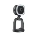 BOYA BY-CM6A All-in-One Full HD 1080p USB Webcam with Mic and LED Ring Light