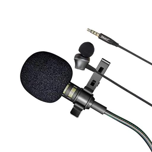 [JMARY] JMARY MC-R5 Professional 3.5mm  lavalier microphone with earphone
