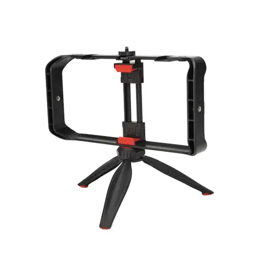[JMARY] JMARY MT33 Vlogging Filmmaking Cage Stabilizer Grip Tripod Mount Video Rig Kit mobile phone holders