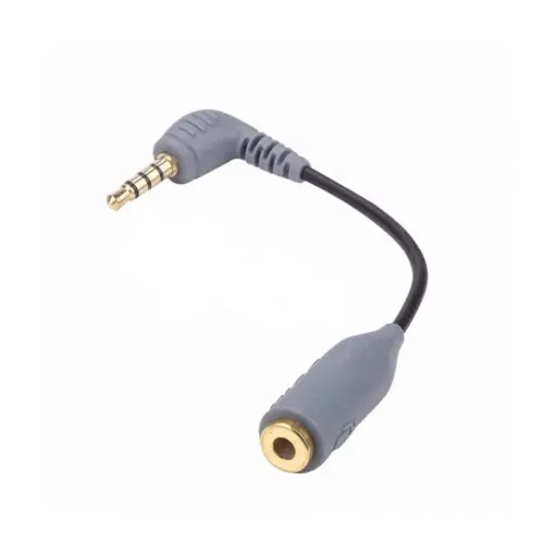 [BOYA-CABLES] BOYA BY-CIP2 3.5mm TRS Female to TRRS Male Microphone Adapter Cable for Smartphones (2.4")