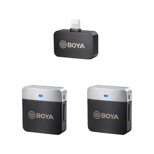[BOYA] BOYA BY-M1V6 2-Person Wireless Microphone System for iOS Devices (2.4 GHz)(Neck mic. Wireless)