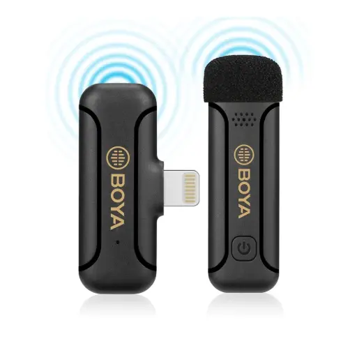 [BOYA] BOYA BY-WM3T2-D1 Digital True-Wireless Microphone System for iOS Mobile Devices (2.4 GHz) (Neck mic. Wireless)