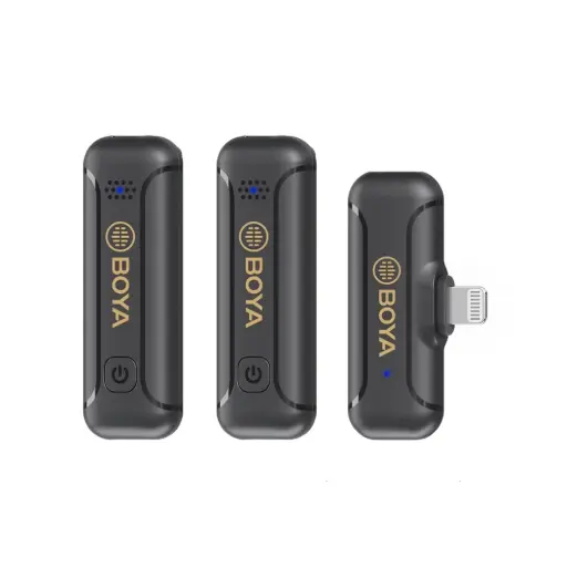 [BOYA] BOYA BY-WM3T2-D2 Digital True-Wireless Microphone System for iOS Mobile Devices (2.4 GHz) (Neck mic. Wireless)