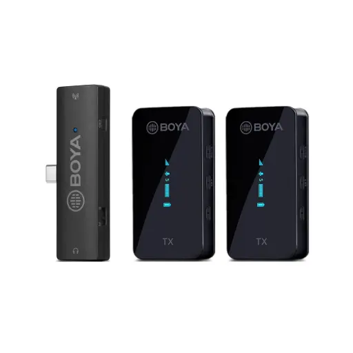[BOYA] BOYA BY-XM6 S6 Ultracompact 2.4GHz Dual-Channel Wireless Microphone System for Type-C Devices (Neck mic. Wireless)