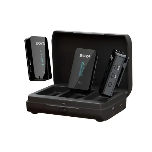 [BOYA] BOYA BY-XM6-K2 2.4GHz Ultra-compact Dual Wireless Microphone System Kit (Neck mic. Wireless)
