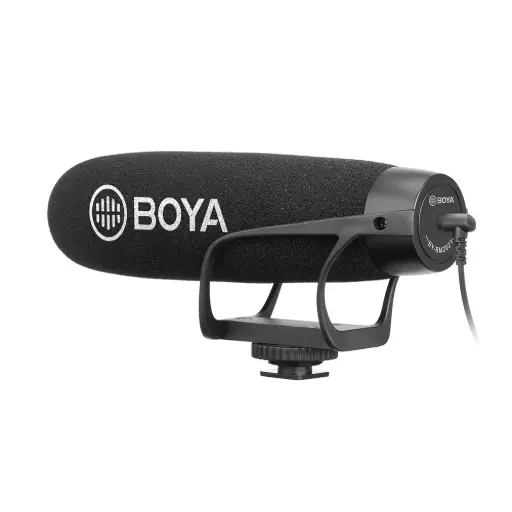 [BOYA] BOYA- BY- BM2021 Cardioid Shotgun Microphone for DSLRs and Smartphone