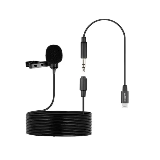 [BOYA] BOYA-BY-M2 Clip-on Lavalier Microphone for iOS devices (6m)
