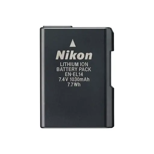[Battery] EN-EL14  Rechargeable Li-Ion Battery Nikon (D3500,D5600) DSLR Cameras
