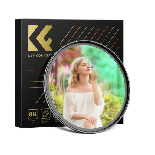 [K&F] KF01.2120 82mm White Pro Mist 1/4 Filter Cinematic Effect Filter , HD Dreamy Soft White Diffusion Filter with 28 Layer Coatings Waterproof Scratch Resistant Nano-Xcel Series