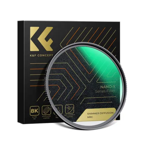 [K&F] KF01.2170 82mm Shimmer Diffusion MRC Nano-X Series Optical Glass Glimmer Effect Filter for Camera Lens