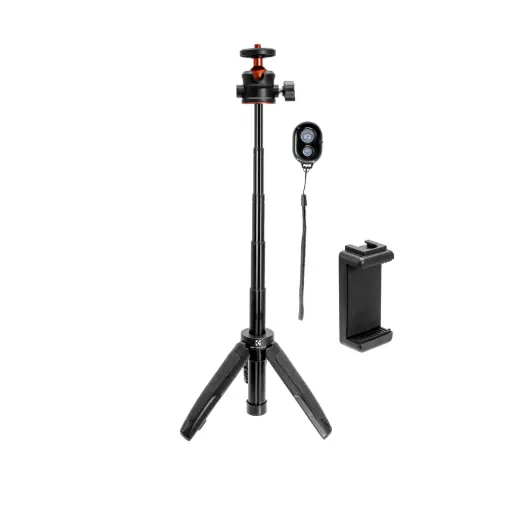 [K&F] KF09.128V3 Concept Selfie Stick Cell Phone Tripod MS02 13.4''/34cm phone tripod with remote