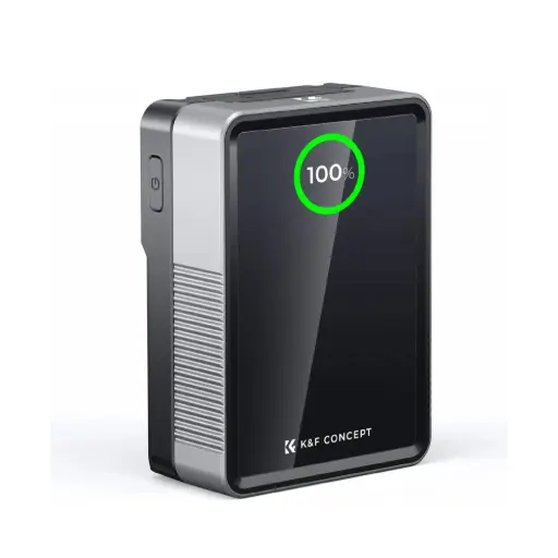 [K&F] KF28.0024 V Mount Battery, 99Wh Mini V-Mount Battery, 6700mAh 14.8V Support 65W PD USB-C Fast Charger