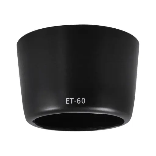 [LENS HOOD] ET-60  LENS HOOD - CANON EF 75–300mm f/4–5.6 III USM & EF 75–300mm f/4–5.6 III & EF-S 55–250mm f/4–5.6 IS &  EF-S 55–250mm f/4–5.6 IS II