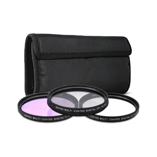 [LENSES FILTERS] Multi Coated 3 Piece Filter Kit 77mm (UV-CPL-FLD)