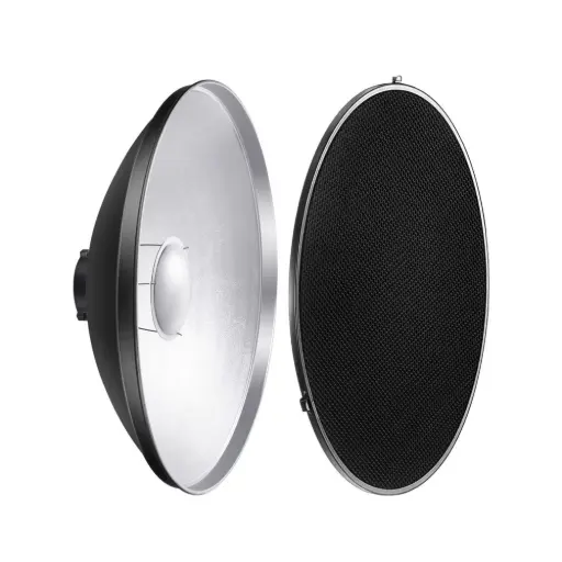 [LIFE OF PHOTO] LIFE OF PHOTO LD-975 beauty dish 70cm  with hony comb Sliver (15mm) bowns