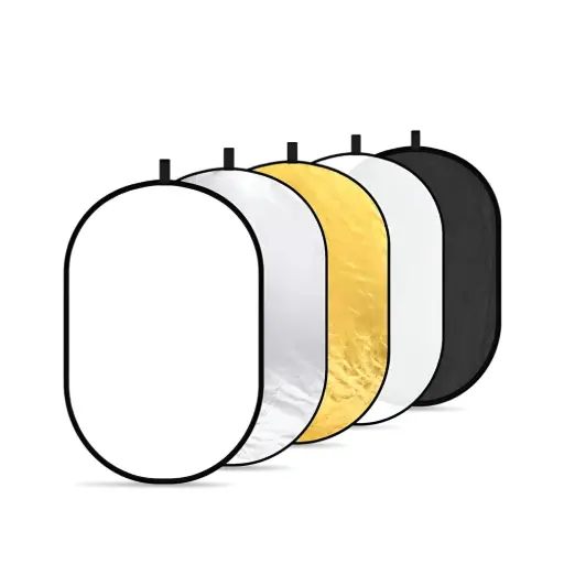 [LIFE OF PHOTO] LIFE OF PHOTO R12- 5 in 1 Reflector 120x180cm  (gold,silver,white,black, transluction)
