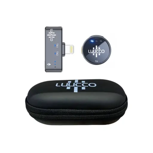 [LUUCCO] LUUCCO AirWave Wirless Lavalier Microphone K1 (Lightning) (Neck mic. Wireless)