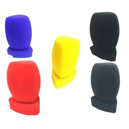 [MIC. SPONG] Triangular Sponge Microphone Cover with Pedestal