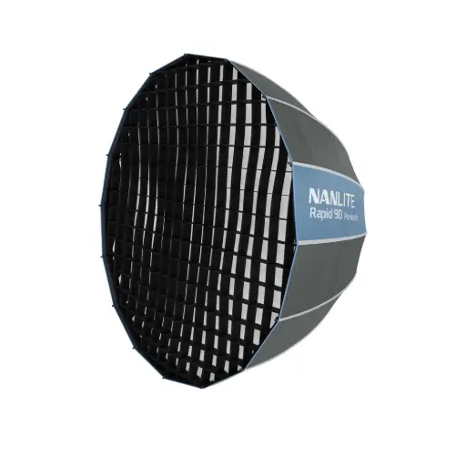 [NANLITE] NANLITE  SB-RP90 Rapid 90 Parabolic Softbox with grid 90cm