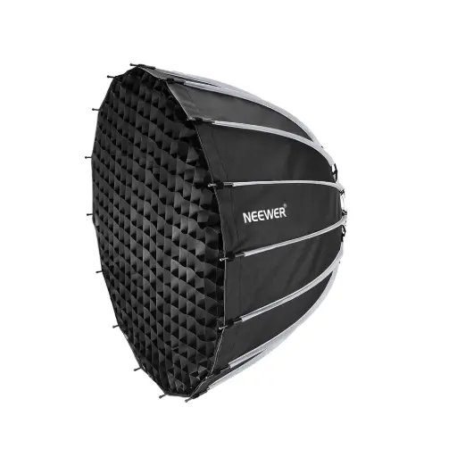 [NEEWER] NEEWER NS120P  120cm Deep Parabolic Nylon Alloy Quick Release  softbox with Grid (10103973)