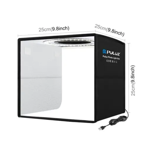 [Photography Equipment] 25cm Flodable LED Ring Light Studio Box/SL4- PU5025B