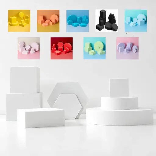 [Photography Equipment] 8-in-1 Props Cube Foam for Product Photography Posing/ F2