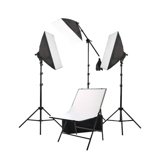 [Photography Equipment] Studio Fill Light 85w Soft Box 50x70cm 3Kit & Still life Table /YC-RGXMM1-LK5
