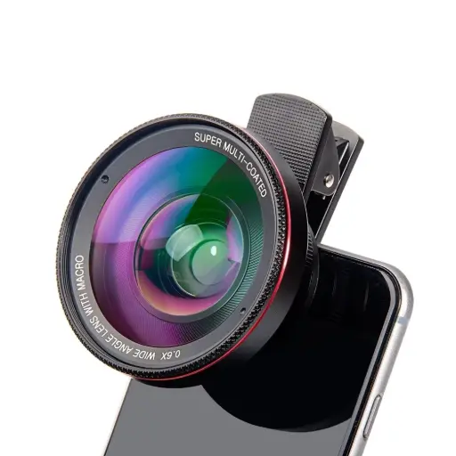 [QARTAJ] MOBILE LENS 0.6X WIDE ANGLE & MACRO