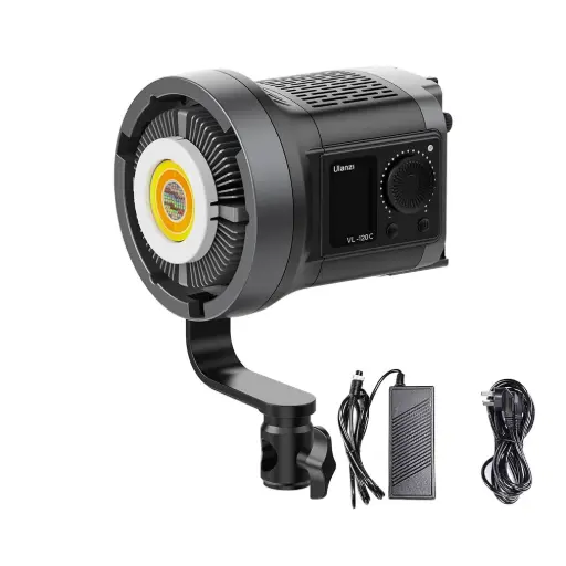 [QARTAJ PROJECTS SOLUTIONS] ULANZI VL120C 120W RGB  Video Light L074CNA1with  Power Adapter Cable
