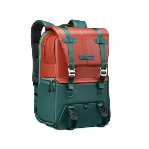 [BAG-K&F] KF13.087AV8 Multifunctional DSLR Camera Travel Backpack 45x30x20cm (Dark Green)