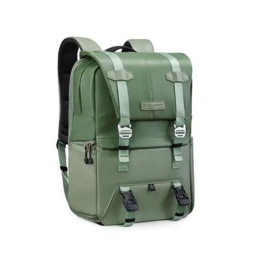 [BAG-K&F] KF13.087AV9 Multifunctional DSLR Camera Travel Backpack 45x30x20cm(Light Green)