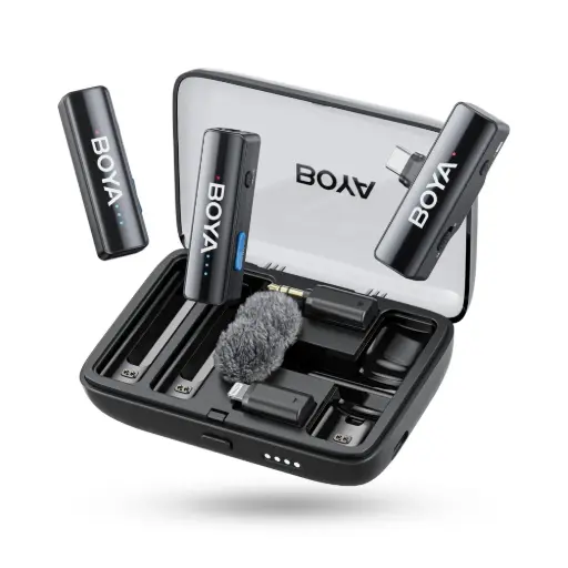 [BOYA] BOYA - BOYALINK A2  All-in-one Design Wireless Microphone System (Neck mic. Wireless)