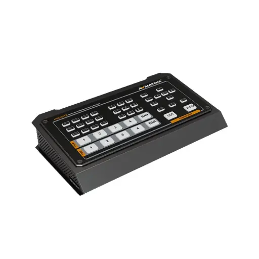 [AVMATRIX] AVMATRIX Micro 4 Channel HDMI/ DP Video Switcher HVS0401E