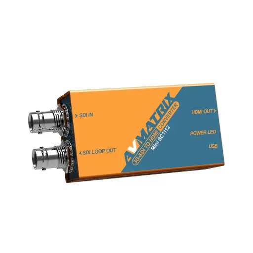 [AVMATRIX] AVMATRIX Mini 3G-SDI to HDMI Pocket-Size Broadcast Converter-SC1112