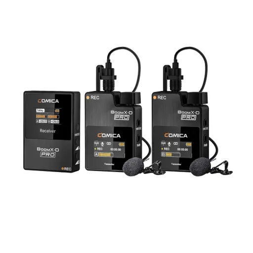 [COMICA] COMICA Boom X-D PRO D2 wireless Lavalier Microphone, for Camera